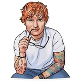 Sheeran WhatsApp Sticker #25