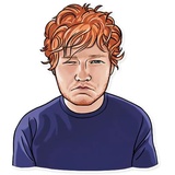 Sheeran WhatsApp Sticker #26