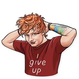 Sheeran WhatsApp Sticker #27