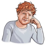 Sheeran WhatsApp Sticker #29