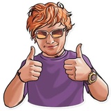 Sheeran WhatsApp Sticker #3