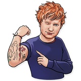 Sheeran WhatsApp Sticker #30