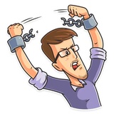 Edward Snowden WhatsApp Sticker #6