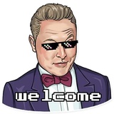 Elon Hype WhatsApp Sticker #17