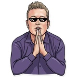 Elon Hype WhatsApp Sticker #4