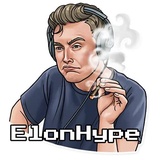Elon Hype WhatsApp Sticker #7