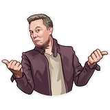 Elon Musk WhatsApp Sticker #26