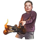 Elon Musk WhatsApp Sticker #28