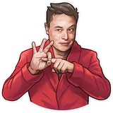 Elon Musk WhatsApp Sticker #8