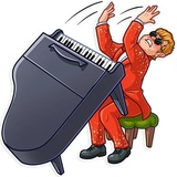 Elton John WhatsApp Sticker #10