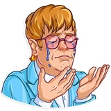 Elton John WhatsApp Sticker #11