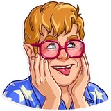 Elton John WhatsApp Sticker #18