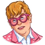 Elton John WhatsApp Sticker #19