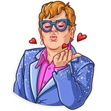 Elton John WhatsApp Sticker #2