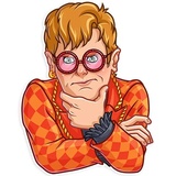 Elton John WhatsApp Sticker #20