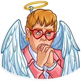 Elton John WhatsApp Sticker #21