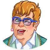 Elton John WhatsApp Sticker #22