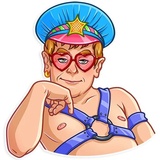Elton John WhatsApp Sticker #23