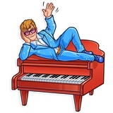 Elton John WhatsApp Sticker #5