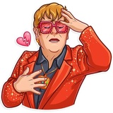 Elton John WhatsApp Sticker #7