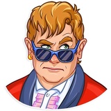 Elton John WhatsApp Sticker #9