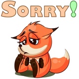 English Fox WhatsApp Sticker pack