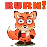 English Fox WhatsApp Sticker #12