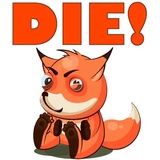 English Fox WhatsApp Sticker #16