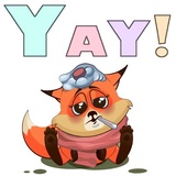 English Fox WhatsApp Sticker #22