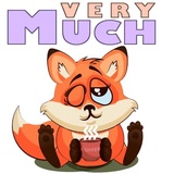 English Fox WhatsApp Sticker #23