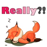 English Fox WhatsApp Sticker #4
