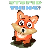 English Fox WhatsApp Sticker #5