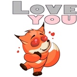English Fox WhatsApp Sticker #9