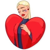 Eva Rich WhatsApp Sticker #15