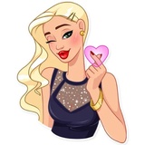 Eva Rich WhatsApp Sticker #2