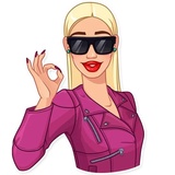 Eva Rich WhatsApp Sticker #27