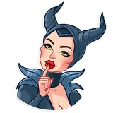 Maleficent WhatsApp Sticker #12
