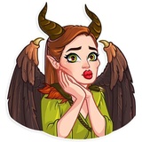 Maleficent WhatsApp Sticker #13
