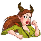 Maleficent WhatsApp Sticker #18
