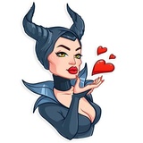 Maleficent WhatsApp Sticker #2