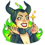 Maleficent WhatsApp Sticker #21