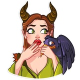 Maleficent WhatsApp Sticker #22