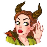 Maleficent WhatsApp Sticker #26