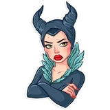 Maleficent WhatsApp Sticker #30