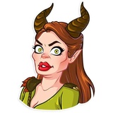 Maleficent WhatsApp Sticker #4