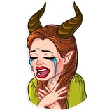 Maleficent WhatsApp Sticker #8