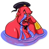 Evil Genie WhatsApp Sticker #11