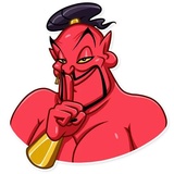 Evil Genie WhatsApp Sticker #12