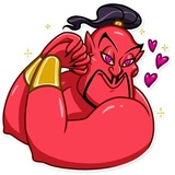 Evil Genie WhatsApp Sticker #16
