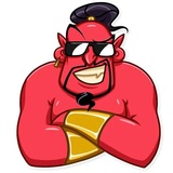 Evil Genie WhatsApp Sticker #18